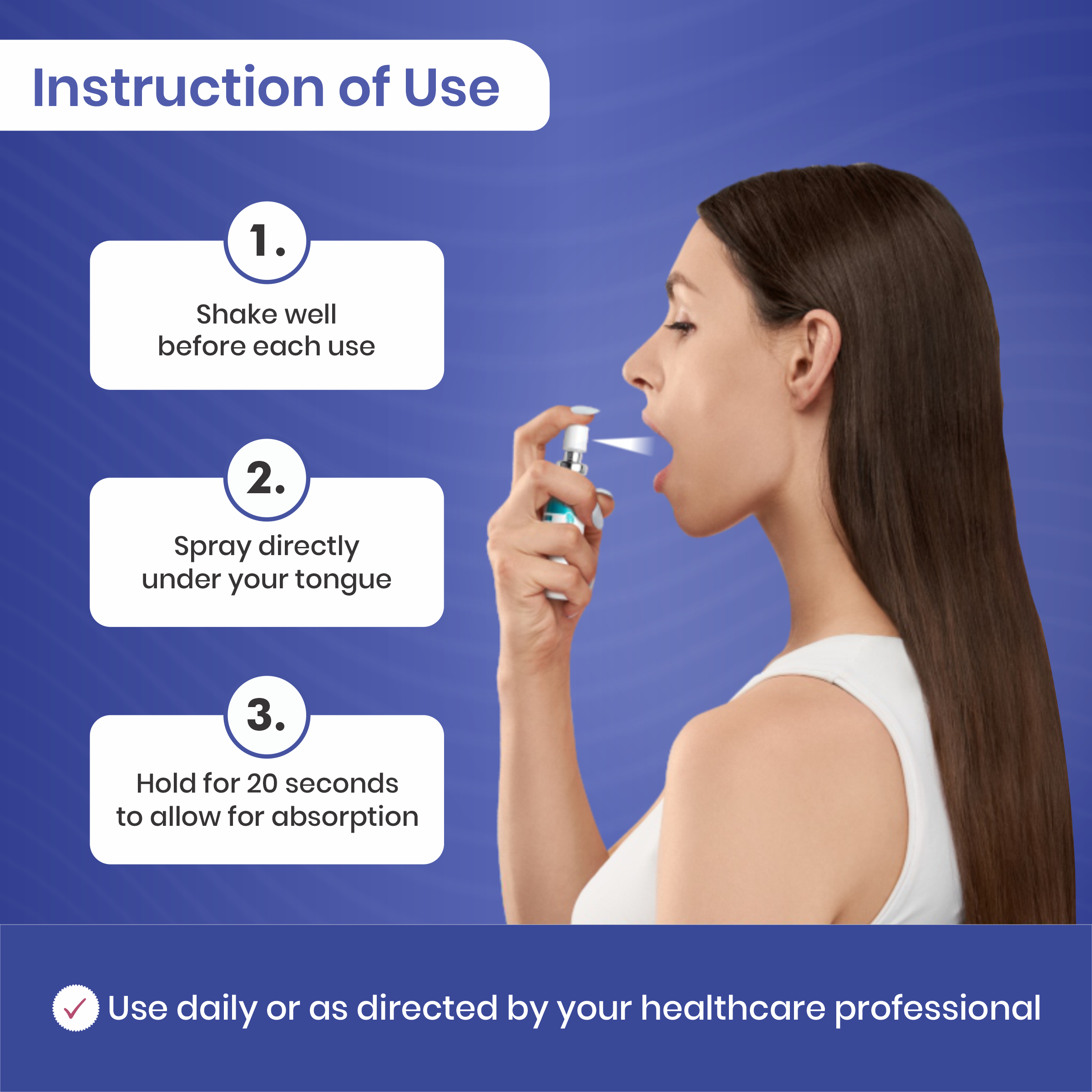 MelaZohm Sublingual Oral Spray