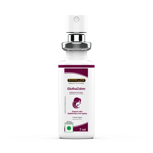 GluthaZohm Sublingual Spray | Glutathione for Skin & Immunity Zohmlife GluthaZohm Sublingual Spray | Glutathione for Skin & Immunity Zohmlife